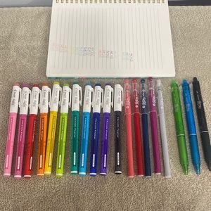 Variety of Frixion Erasable Fineline Markers & Pens
